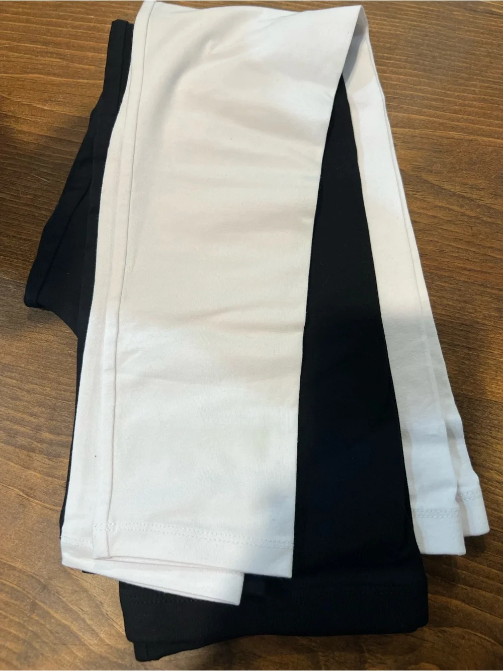 The Children's Place Black and White Kids Leggings - 2 Pack